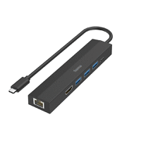 USB-C хъб HAMA, мултипорт, 6 порта